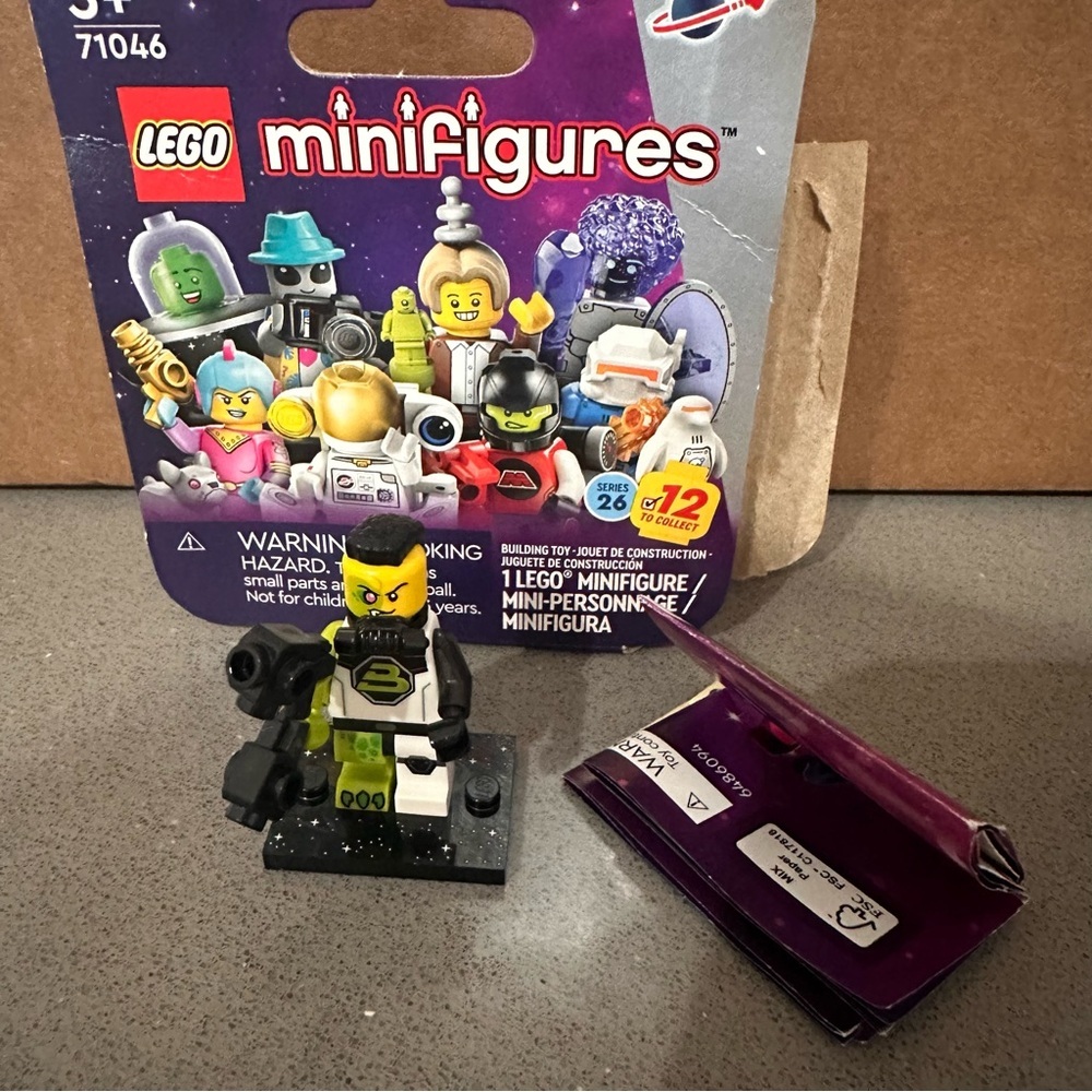 LEGO Series 26 Blacktron Mutant Minifigure 71046 w Box Space Villain